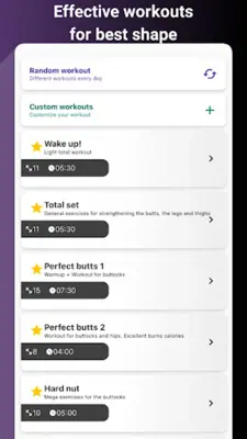 Butts training android App screenshot 17